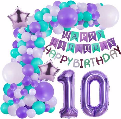 Guirlande Ballons Decoration Anniversaire Ans Fille Arche Ballon