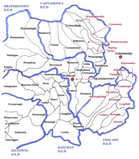 Map Of Draperstown District