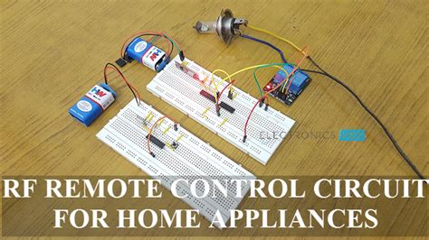 RF Remote Control Circuit for Home Appliances without Microcontroller