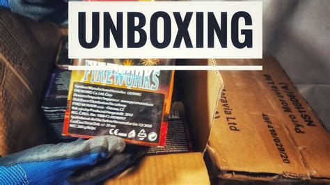 Unboxing Fajerwerk W Fireworks Feuerwerk Firecrackers Polenb Ller