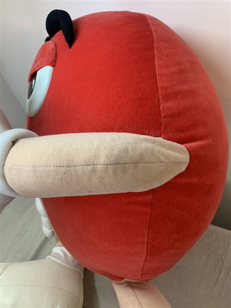 Mars Mandm Red Plush Large 32” Collectible Mars Character Nanco 2001 Ebay