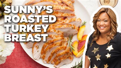 Sunny Anderson S Star Roasted Turkey Breast With Peach Glaze