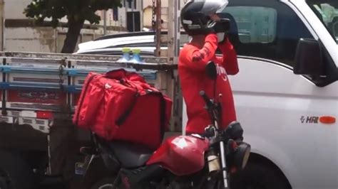 Em Dia De Greve Nacional Entregadores De Aplicativos Realizam Protesto