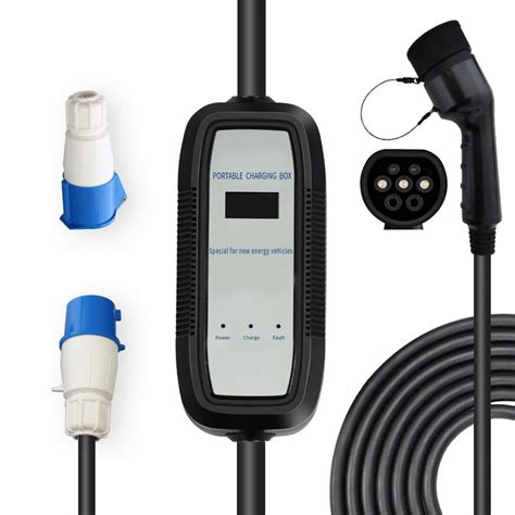 Level V Portable Volt Ev Charger For Tesla Ccs Control