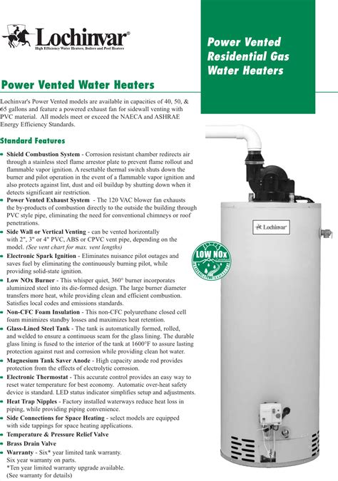 Lochinvar Residential Water Heater