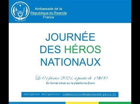 JOURNEE DES HEROS NATIONAUX DU RWANDA 2021 YouTube