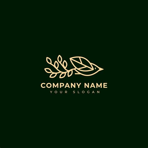 Nature logo design template 46396880 Vector Art at Vecteezy