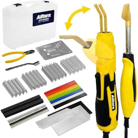 SUNPOW Plastic Welder Tool Kit Professional Plastic Welding Gun Bumper Repair Portable Hot