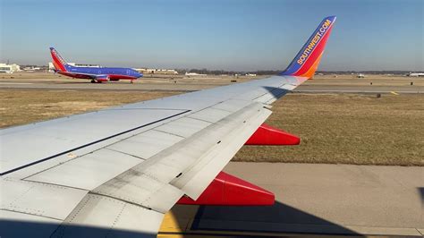 Southwest Airlines Takeoff St Louis Boeing 737 7bd Youtube