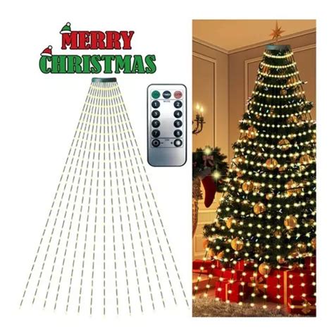 Cadena De Luces De Navidad Con Control Remoto Para Árbol De | Cuotas sin interés