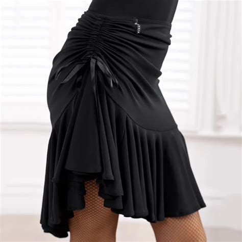 Mulheres Saia De Dan A Latina Sal O Rumba Samba Cord O Dobr Vel