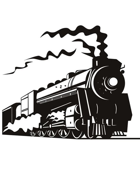 Free Printable Train Stencils And Templates