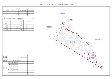 臺中市政府全球資訊網 市政新聞 配合大安及大甲區明年度地籍圖重測 大甲地所分區舉行宣導會暨檔案巡迴展