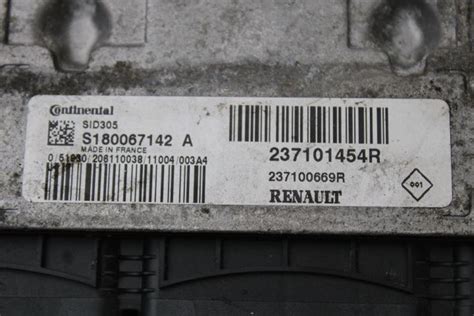 Komputer Sterownik Ecu Renault Megane Iii