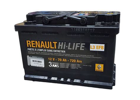 Akumulator Renault Hi Life EFB 12V 70Ah 720A P Sklep Internetowy