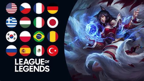 Ahri 2023 Selected Voice Lines All Languages League Of Legends