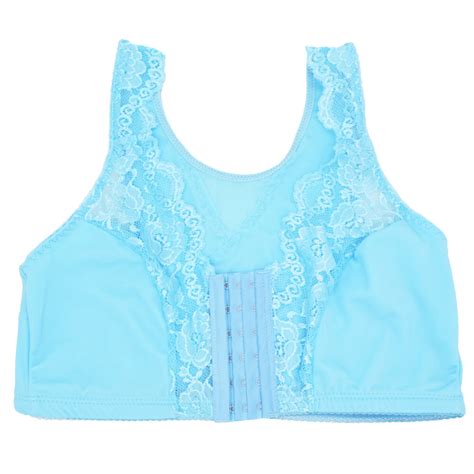 Front Closure Bra Plus Size Women Bras Soft Plunge Lace Sheer Sexy Lingerie BHS EBay