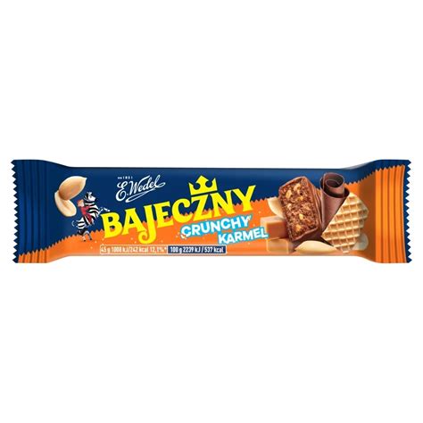 E Wedel Bajeczny Crunchy Karmel Baton Orzechowy 45 G Zakupy Online Z