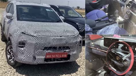 Tata Nexon Facelift Interior Spied In Latest Video Car Blog India