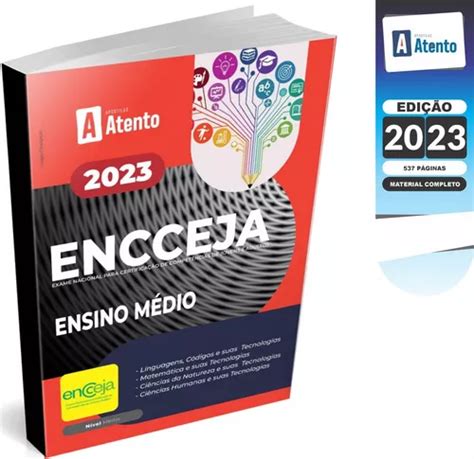 Apostila Concurso Encceja Ensino Médio 2023 Frete grátis