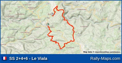 Mapa Harmonogram Profil Elewacji Os Le Viala Rallye