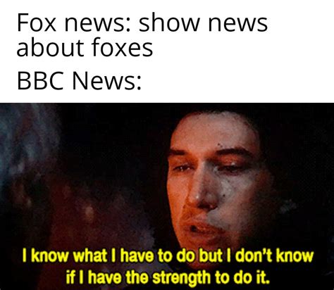 Fox news and BBC News : r/memes