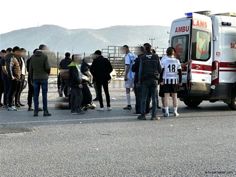 Akhisar Da Feci Kaza Otomobil Ile Motosiklet Kafa Kafaya Arp T