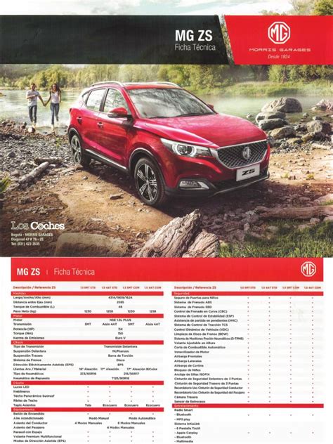 Ficha Tecnica Zs Mg Los Coches Pdf