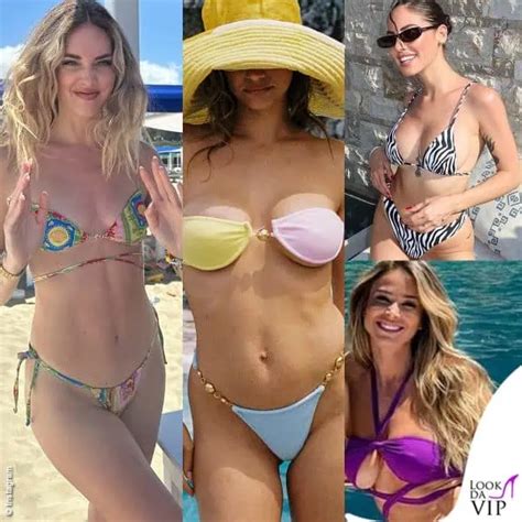 Le vip in bikini ecco i trend più bollenti dell estate Look da Vip