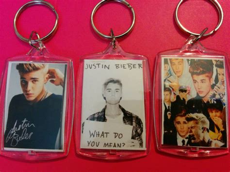 Justin Bieber Unique Purpose Tour Dates Keychain Personalised