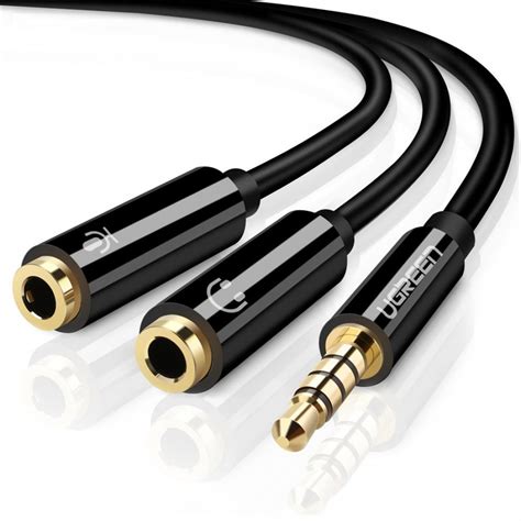 Ugreen Cable TRRS Macho De Audio A Dos TRS Hembra