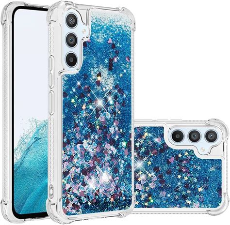 Estojo para smartphone Capa Glitter Compatível Samsung Galaxy A54