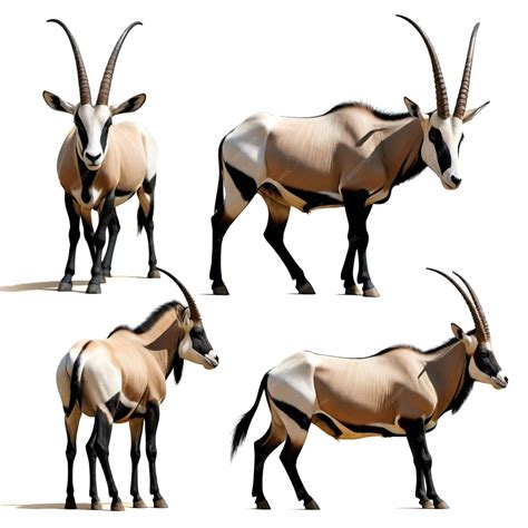 Premium Vector | A series of images of a goat with horns and horns