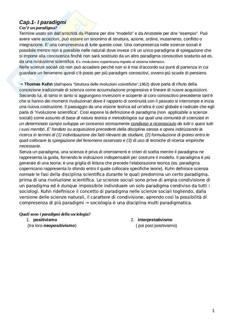 Riassunto Esame Sociologia Prof Iannone Roberta Libro Consigliato