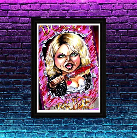 Bride of Chucky A4 Poster Original Art of Sam Rogers - Etsy