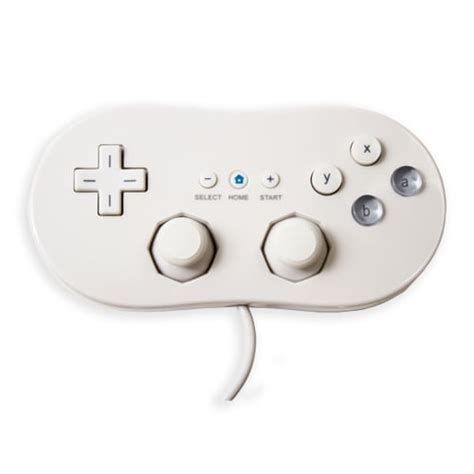 Old Skool Classic Controller For Wii And Wiiu White