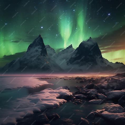 Premium AI Image | aurora background