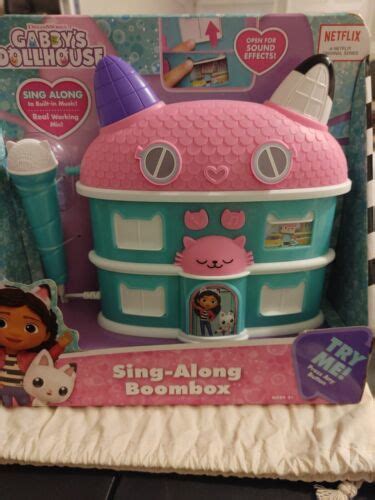 Dreamworks Gabbys Dollhouse Sing Along Boombox New 4572095699