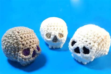 Fast And Easy Diy Tiny Skull Amigurumi