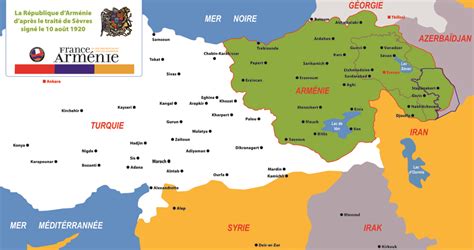 Treaty Of Sevres Map