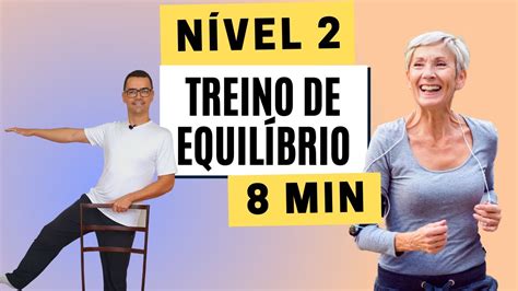 EXERCÍCIOS DE EQUILÍBRIO PARA IDOSOS Nível 2 YouTube