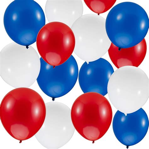 Amazon 100Pcs Red White And Blue Balloons MAQIHAN 4th Of July