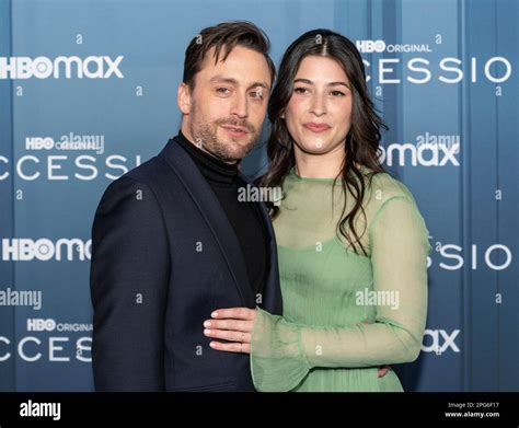 Kieran Culkin and Jazz Charton attend HBO's "Succession" Season 4 Premiere at Jazz at Lincoln ...