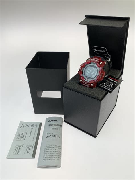 美中古品メンズCASIO G SHOCK WATCH GBD 100SM 4A1JF GBD 100 SERIES カシオ Gショック