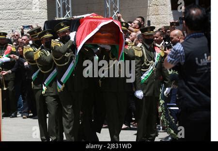 Ramallah Gaza 12th De Mayo De 2022 La Guardia De Honor Palestina