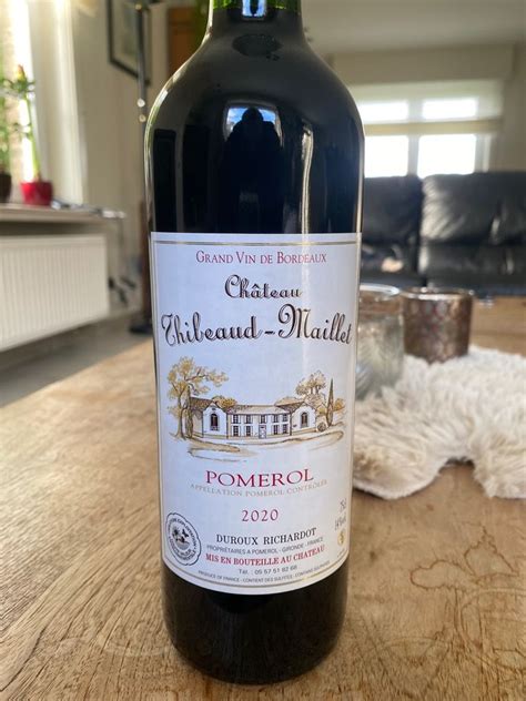 2020 Château Thibeaud Maillet France Bordeaux Libournais Pomerol