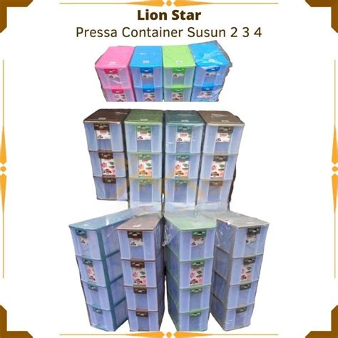 Jual Lion Star Rak Laci Cd Dvd Mini Container Susun Susun