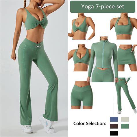 Nude Feeling Buttery Soft Micro Flare Leggings Sexy Fitness Workout Womens Yoga Suits Yoga