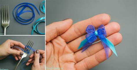 How to Make Tiny Bow - All steps - DIY & Crafts - Handimania | Diy bow, Tiny bow, How to make bows