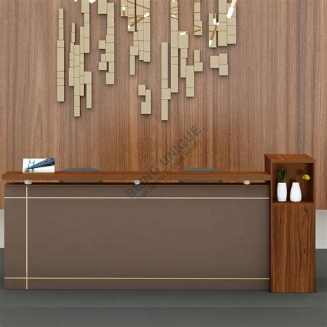 Beautiful Curved Wood Reception Desk Office Reception Table Design